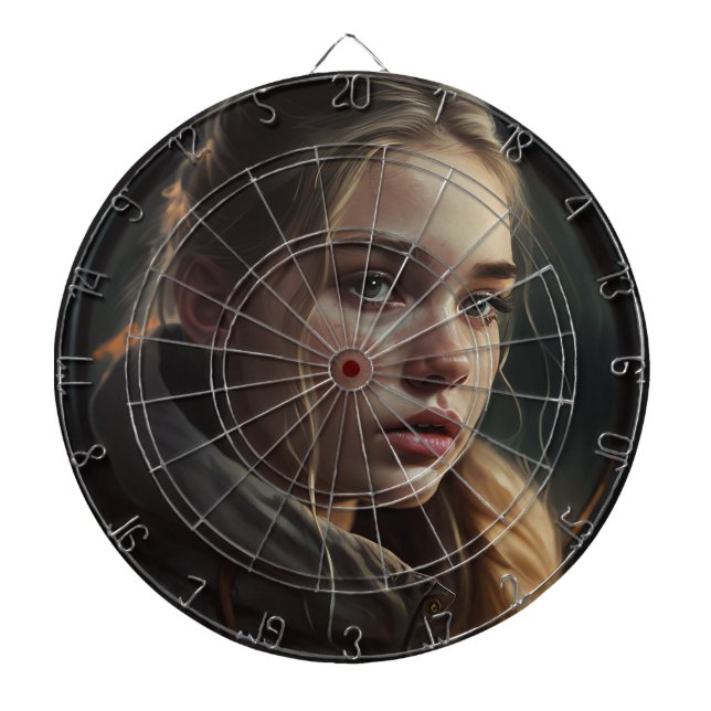 Circle girl dartboard (Front)