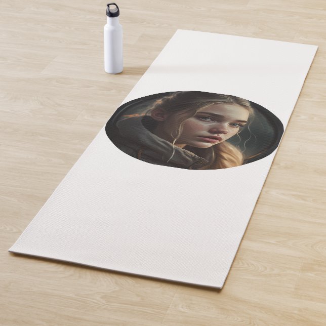 Circle girl yoga mat (In Situ)