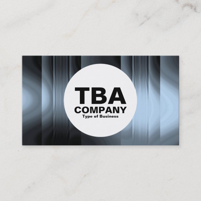 Circle - Glass Business Card (Front)