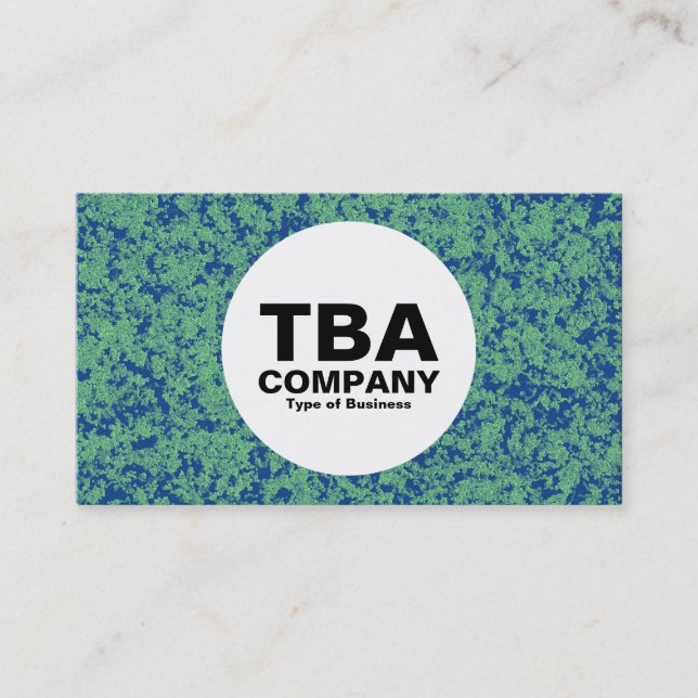 Circle - Green Mineral Business Card (Front)