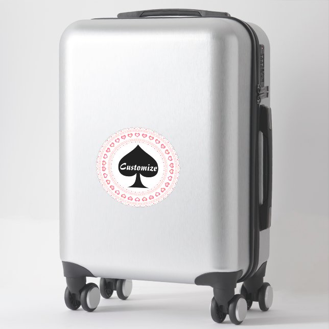 Circle Hearts Black Spade Thunder_Cove (Suitcase)