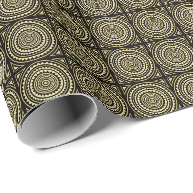 Circle in a Wheel Wrapping Paper (Roll Corner)