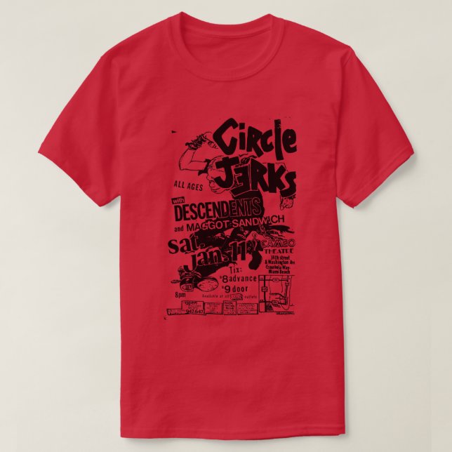 Circle Jerks T-Shirt (Design Front)