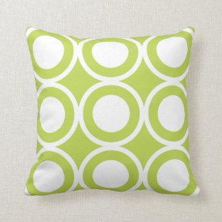 Circle Lattice Kiwi Cushion