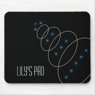 Circle Line and Stars Mouse Mat