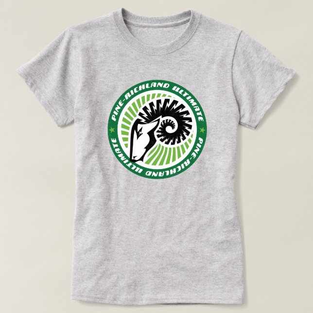 Circle Logo on Lt Grey T-Shirt (Design Front)