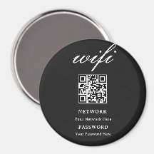 Circle Magnet | Modern Wifi Password Network
