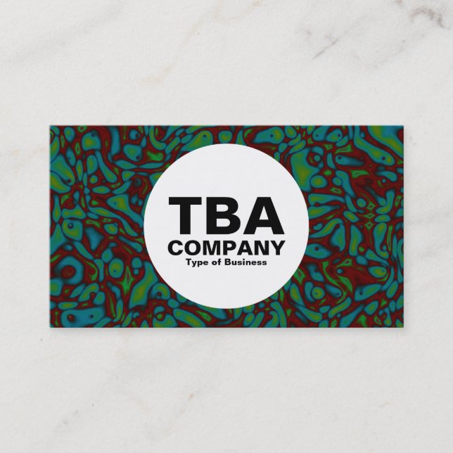 Circle - Marbling Business Card (Front)