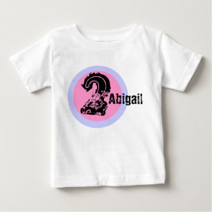 Circle Name and Age 2nd Birthday Tshirt