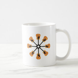 Circle of Acoustic Guitars Coffee Mug