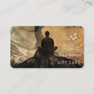 Circle of Becoming Symbolic Spiritual Design Business Card
