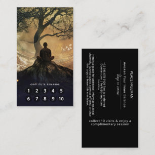Circle of Becoming Symbolic Spiritual Design Business Card