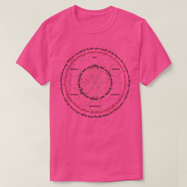 Circle of Blessings T-Shirt (Design Front)