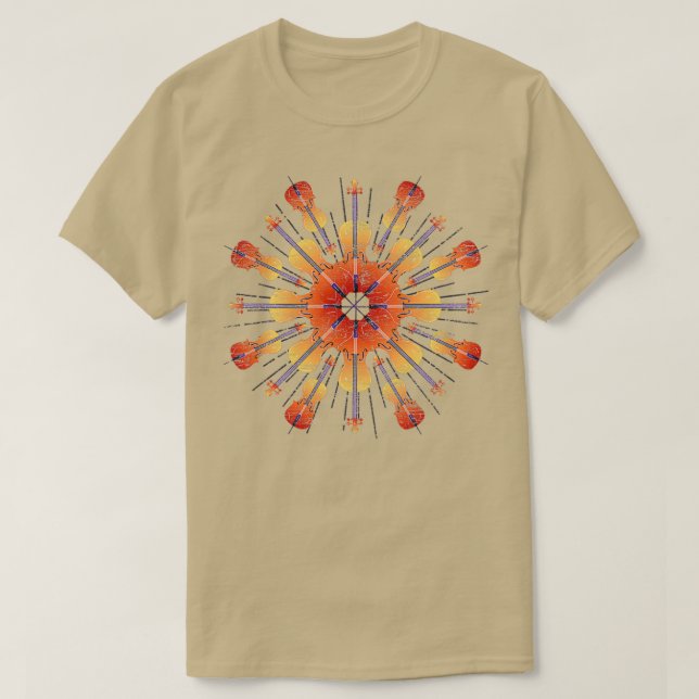Circle of Cellos Grunge T-Shirt (Design Front)