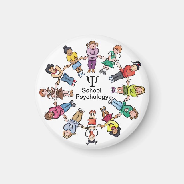 Circle of Children School Psychology Magnet (Front)