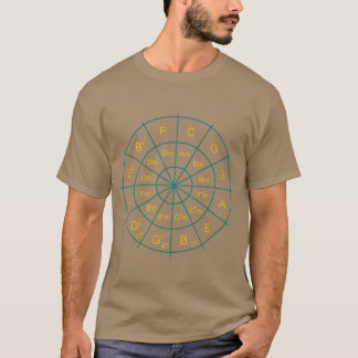 Circle Of Fifths Musiceacher Music Student gift T-Shirt
