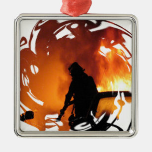 Circle of Flames Metal Tree Decoration