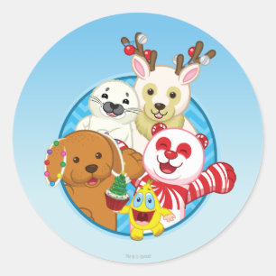 Circle of Friends Classic Round Sticker