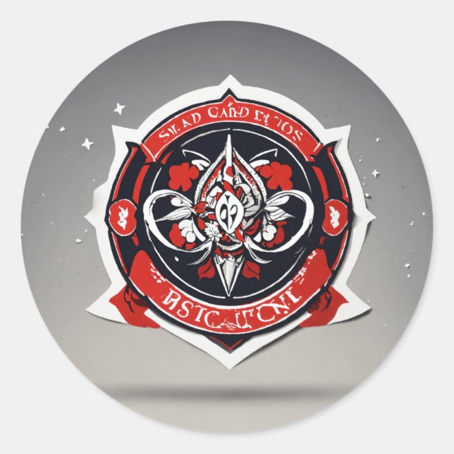 "Circle of Inspiration: Round Sticker Delight" (Front)