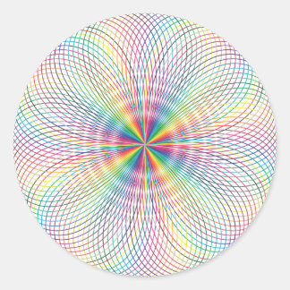 circle of joy classic round sticker