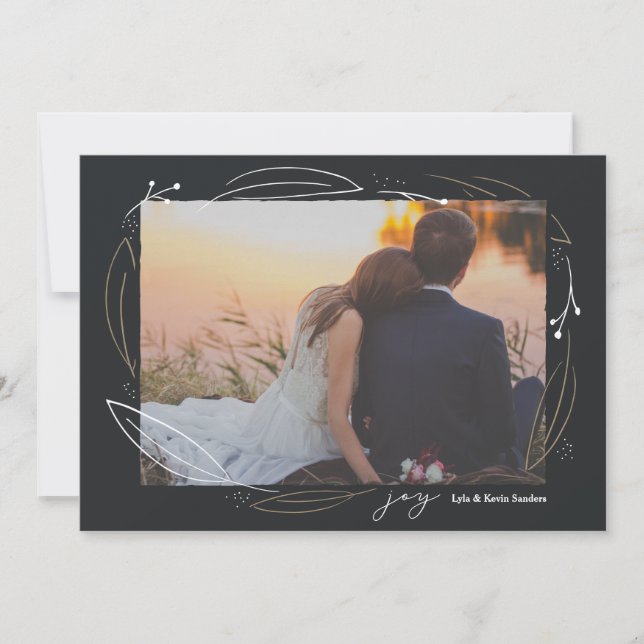 Circle Of Joy Holiday Photo Card (Front)