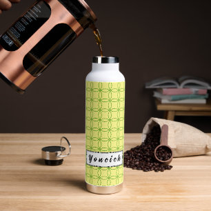 Circle of Leaves by Kenneth Yoncich Water Bottle