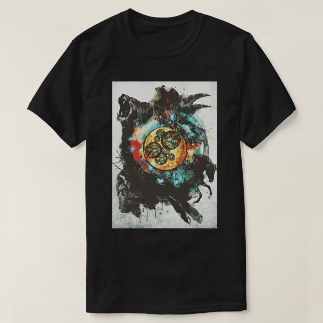 Circle of life and earth T-Shirt (Design Front)