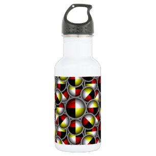 Circle of Life Black background 532 Ml Water Bottle