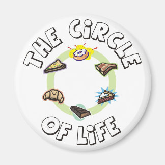 Circle of Life: Food, Meal, Dinner and Dessert Magnet
