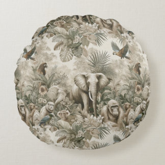 Circle of Life Jungle Harmony Round Cushion