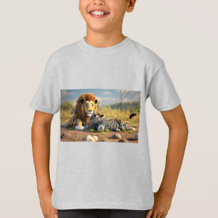 Circle of Life: Lion’s Feast in the Wild T-Shirt