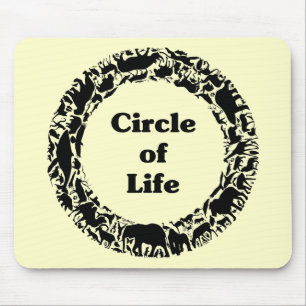 Circle of life mouse mat