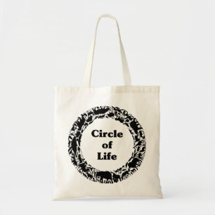Circle of life tote bag