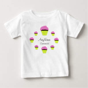 Circle of Love Cuteness Cupcakes Baby T-Shirt
