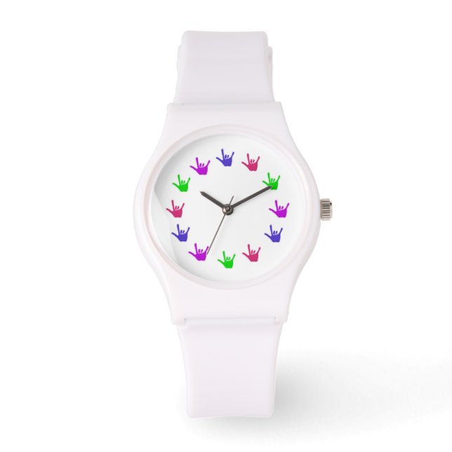 Circle of love hands sign language watches (Front)
