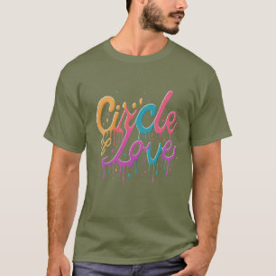 Circle of Love  - Heartfelt Design T-Shirt