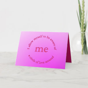Circle of Love spiritual love greetings card