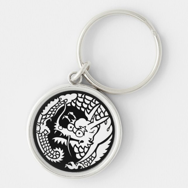 Circle of Nichiren sect dragon Key Ring (Front)