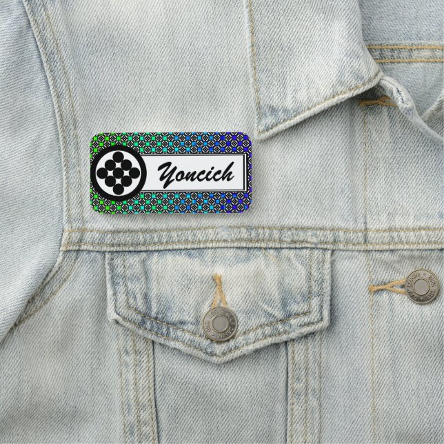 Circle of Nine by Kenneth Yoncich Name Tag (In Situ)