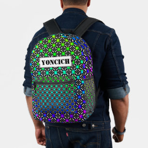 Circle of Nine by Kenneth Yoncich Printed Backpack