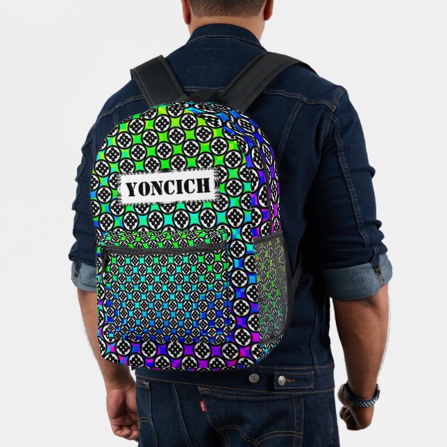 Circle of Nine by Kenneth Yoncich Printed Backpack (Insitu (Model))
