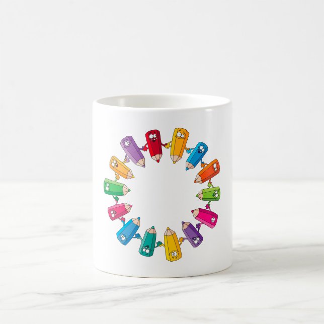 Circle Of Pencils Coffee Mug (Creator Uploaded)