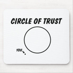 CIRCLE OF TRUST FUNNY MOUSE MAT