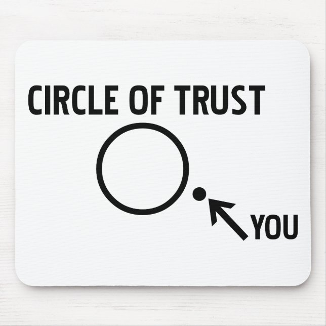 Circle Of Trust Mouse Mat (Front)