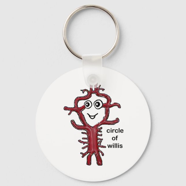 Circle of Willis Key Ring (Front)