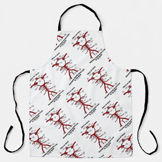 Circle Of Willis Providing Proper Blood Flow Brain Apron (Front)