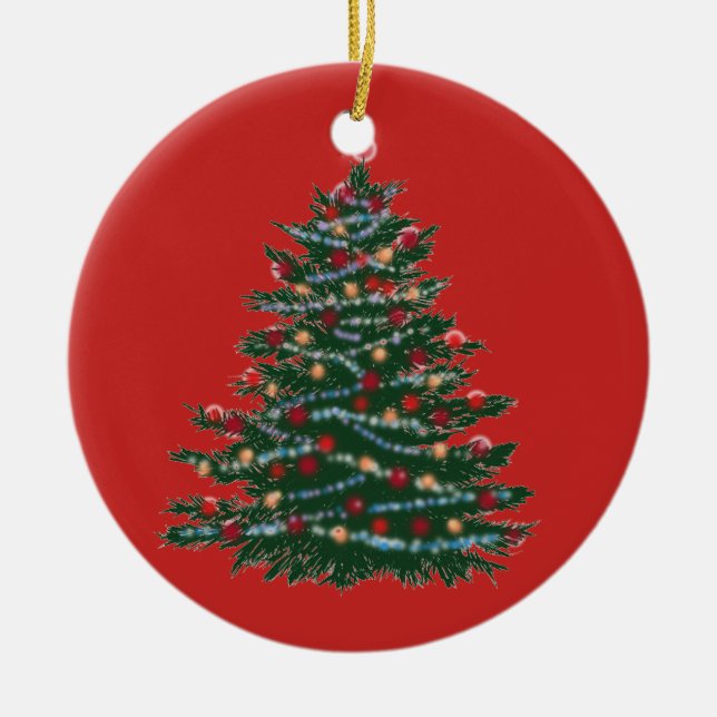 Circle Ornament Christmas tree (Front)