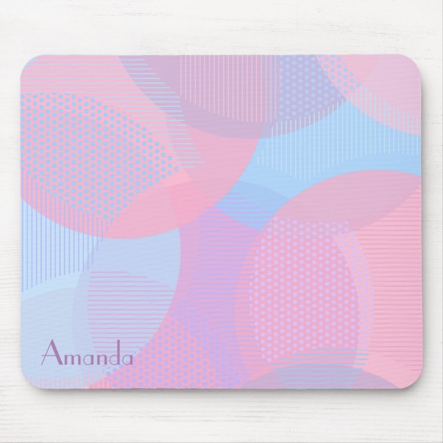 Circle Pattern Mouse Pad (Front)