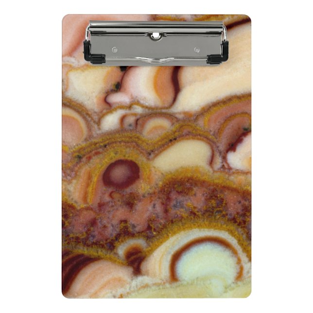 Circle Pattern Of Onyx Stone Mini Clipboard (Front)