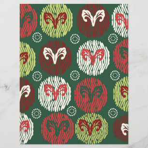 Circle Pattern Scrapbook Paper